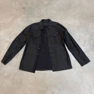 John Varvatos Waxed Cotton Shirt Jacket